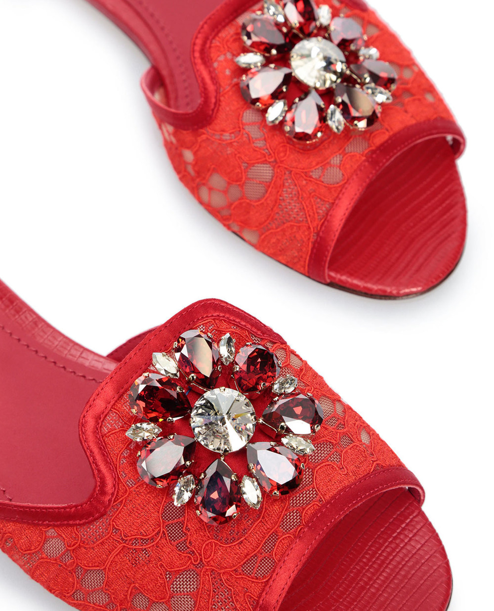 Мюли Dolce&Gabbana CQ0023-AG667FW17, красный цвет • Купить в интернет-магазине Kameron