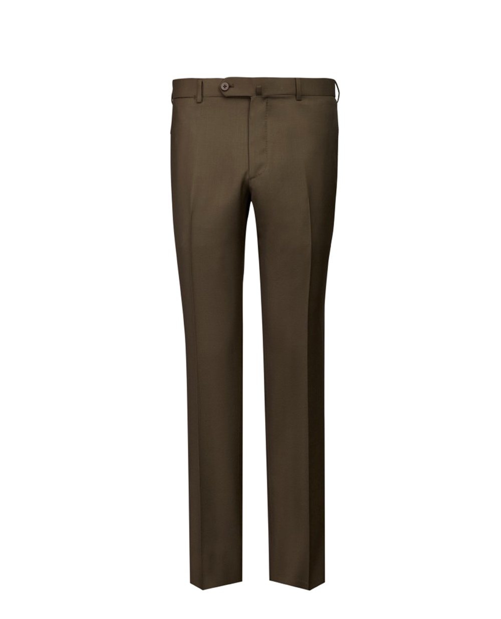 Вовняні штани ISAIA 7315.PU671, коричневий колір • Купити в інтернет-магазині Kameron