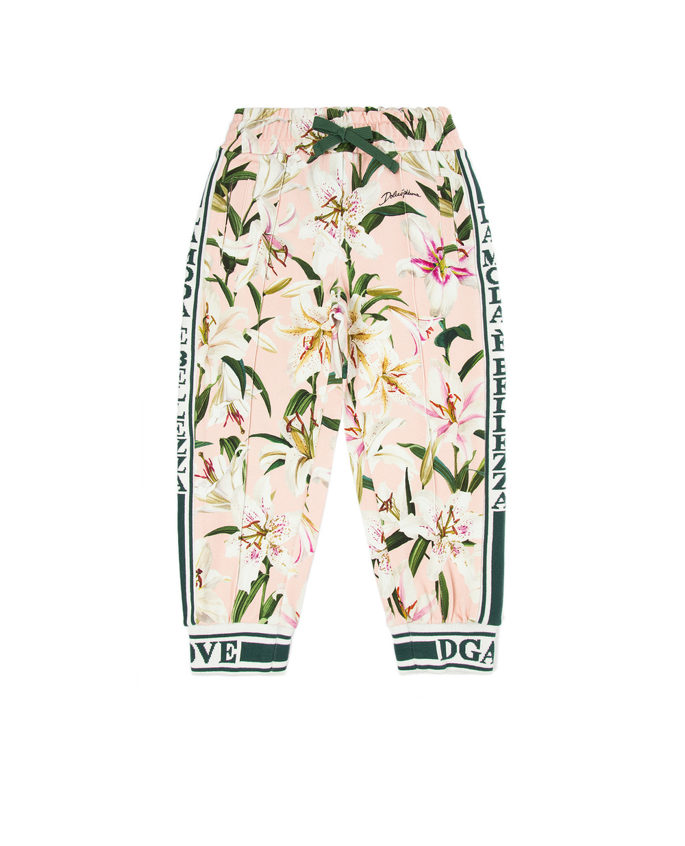 Спортивные брюки Dolce&Gabbana Kids L5JP4F-FSGQW-S, розовый цвет • Купить в интернет-магазине Kameron