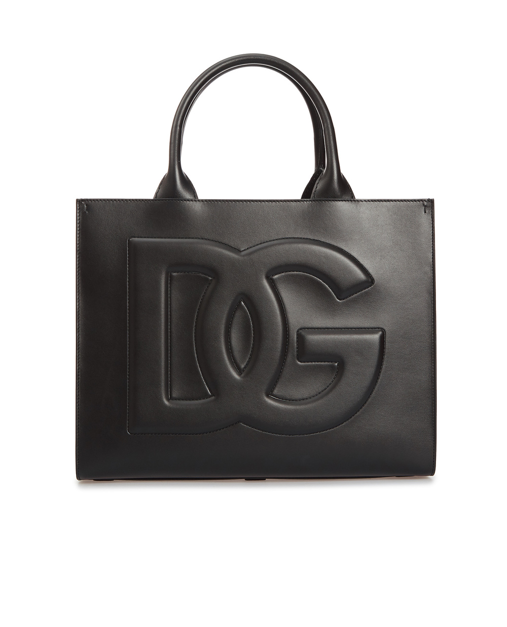 Кожаная сумка Dolce&Gabbana BB7023-AQ269, черный цвет • Купить в интернет-магазине Kameron