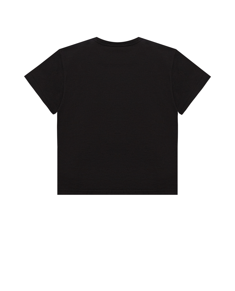 Дитяча футболка Dolce&Gabbana Kids L4JT7T-G7OLK-S, чорний колір • Купити в інтернет-магазині Kameron