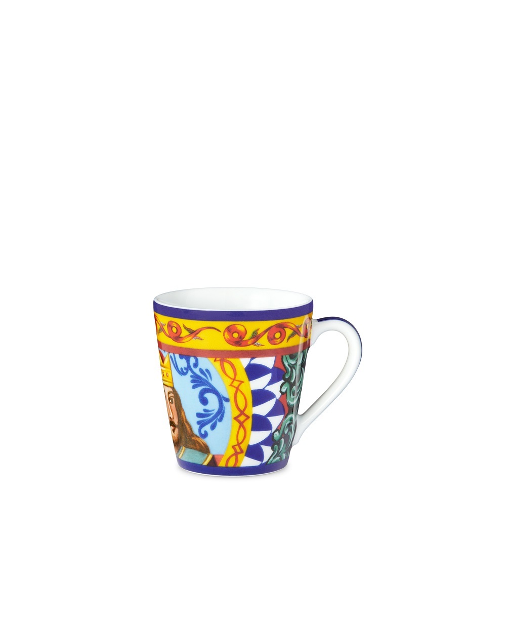 Чашка з порцеляни Dolce&Gabbana TC0096-TCA17, різнокольоровий колір • Купити в інтернет-магазині Kameron