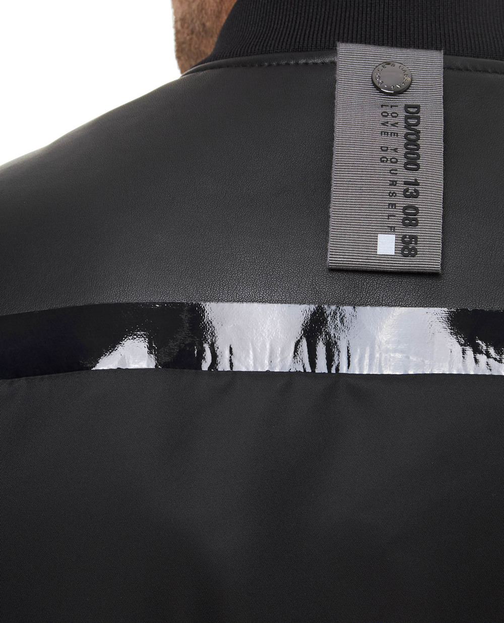 Шкіряна куртка Dolce&Gabbana G9US2L-GEO40, чорний колір • Купити в інтернет-магазині Kameron