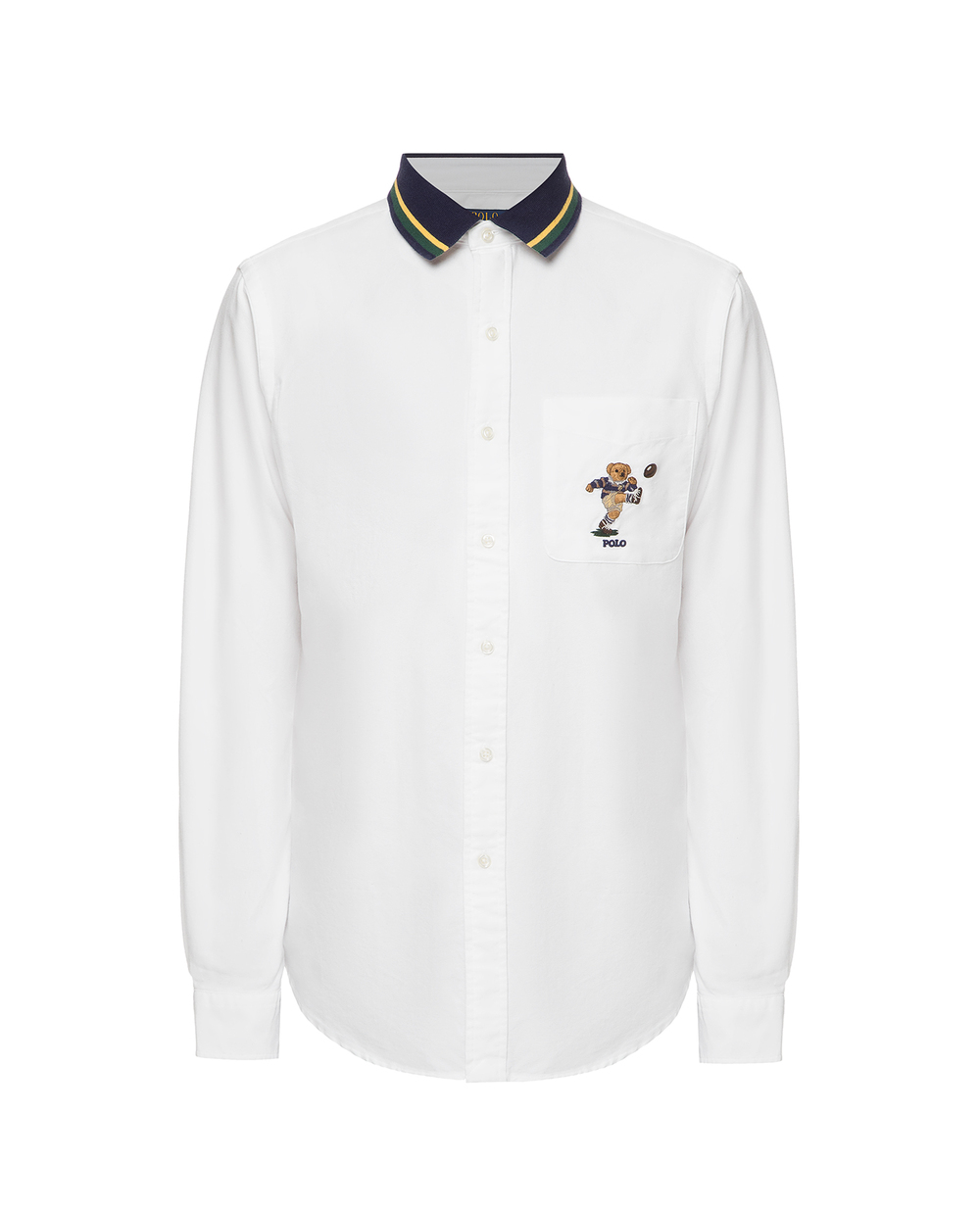Сорочка Custom Fit Polo Ralph Lauren 710788451001, білий колір • Купити в інтернет-магазині Kameron