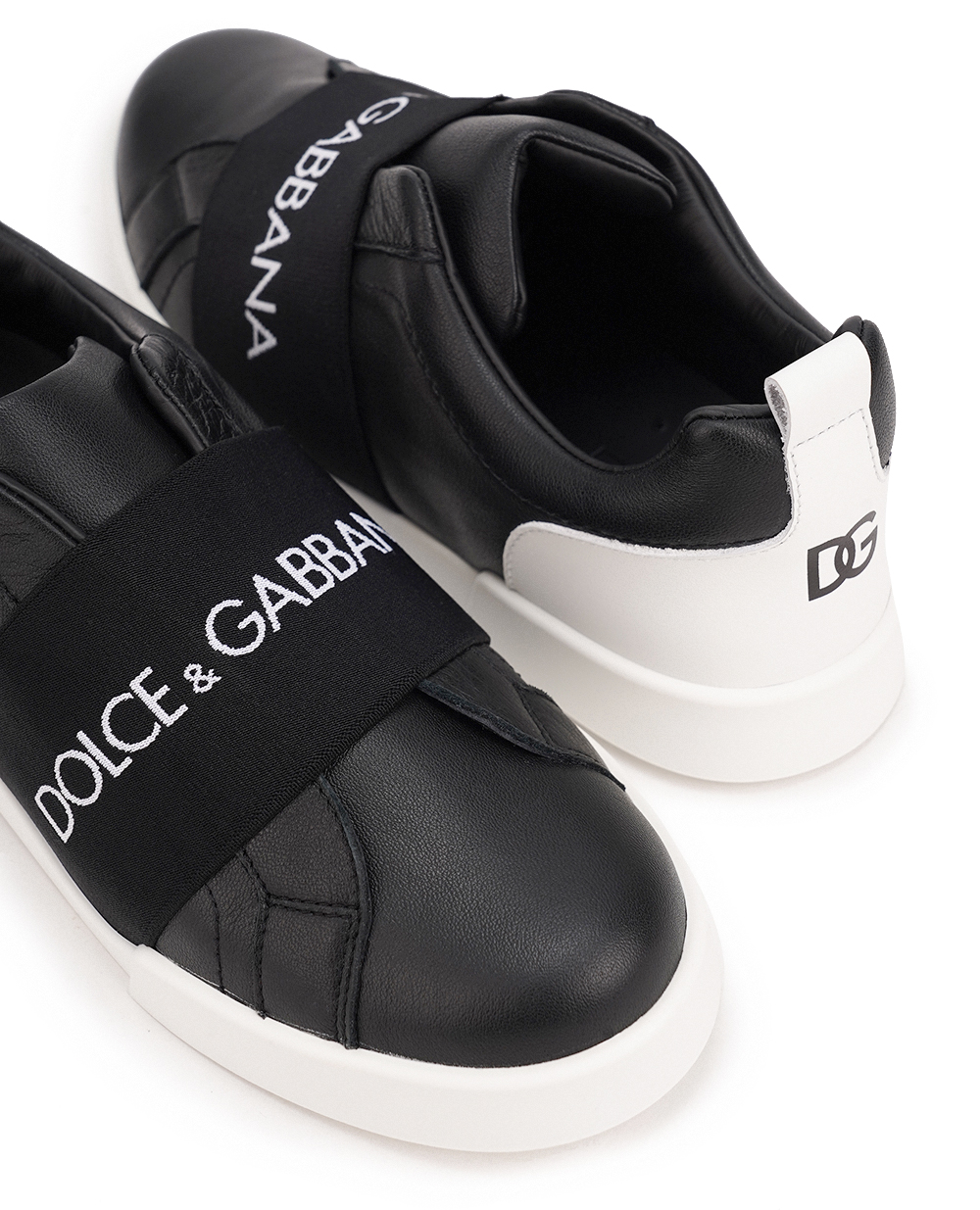 Дитячі кеди Dolce&Gabbana Kids DA5129-AD825-M, чорний колір • Купити в інтернет-магазині Kameron