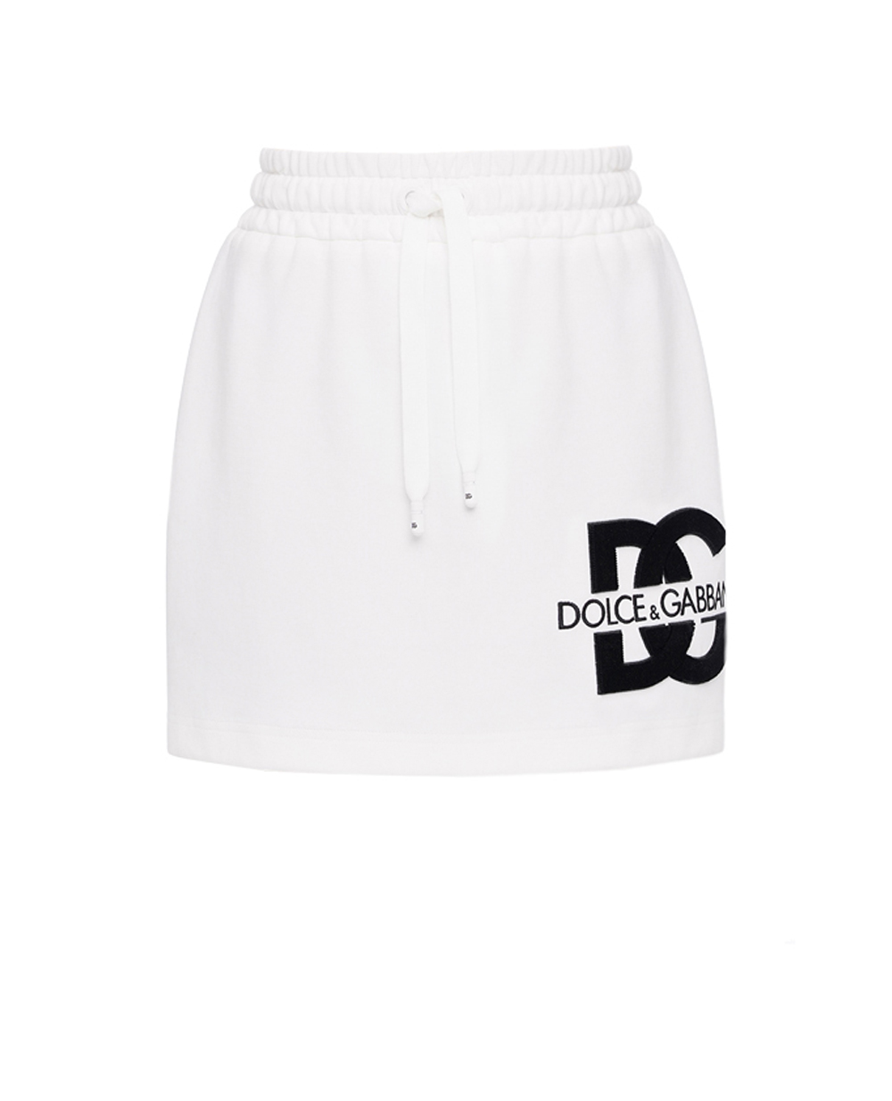 Спідниця Dolce&Gabbana F4CSKZ-GDB7B, білий колір • Купити в інтернет-магазині Kameron
