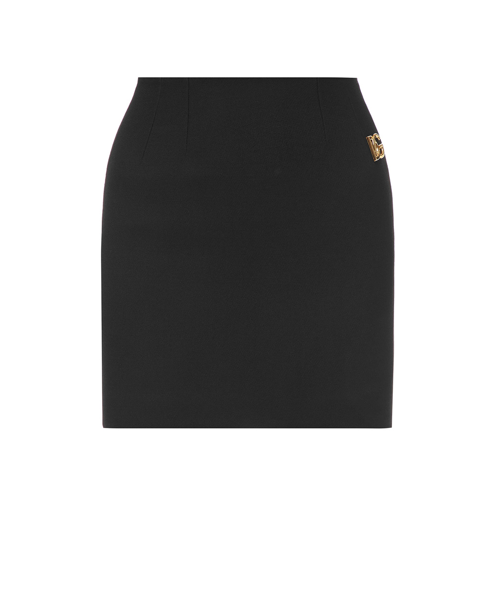 Шерстяная юбка Dolce&Gabbana F4B5CT-FU2TS, черный цвет • Купить в интернет-магазине Kameron