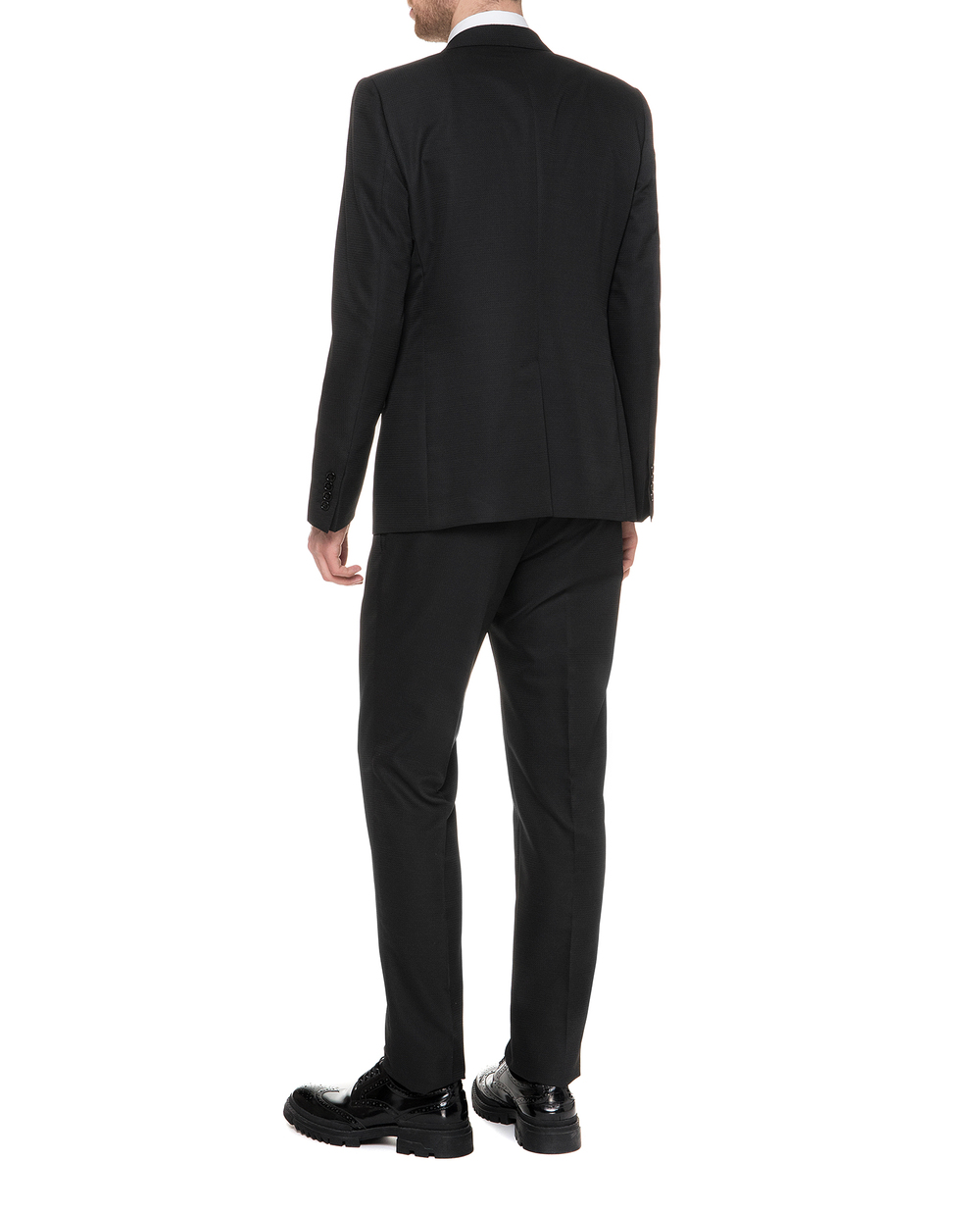 Шерстяной костюм Martini (пиджак, брюки) Dolce&Gabbana GK0RMT-FMMFP, черный цвет • Купить в интернет-магазине Kameron