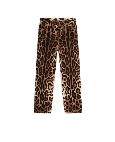 Dolce&Gabbana Детские бархатные брюки - Артикул: L52P56-FSWBH-S