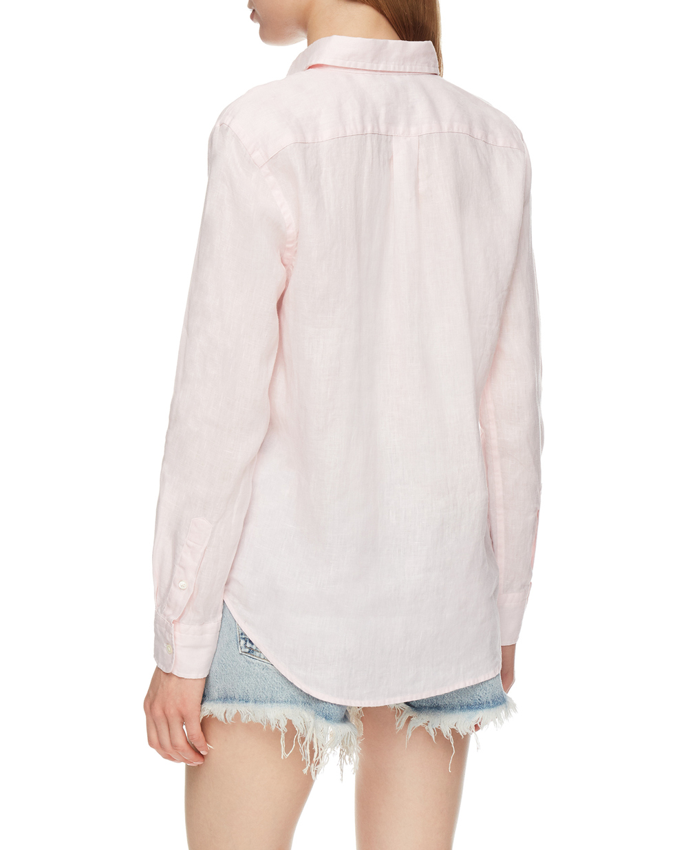 Льняная рубашка Polo Ralph Lauren 211827658006, розовый цвет • Купить в интернет-магазине Kameron