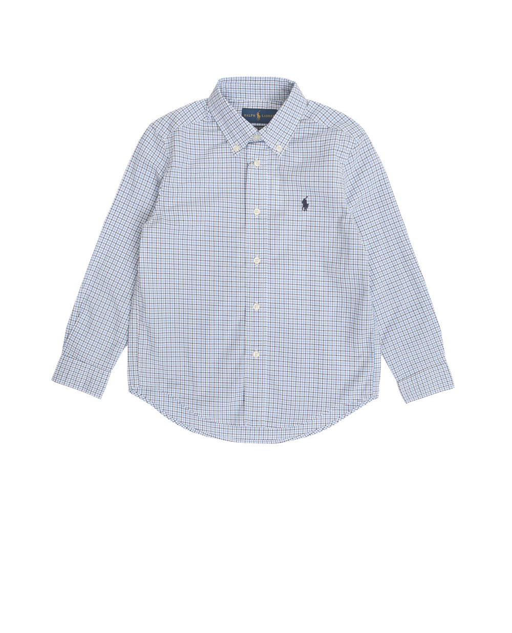 Рубашка Polo Ralph Lauren Kids 323702872004, голубой цвет • Купить в интернет-магазине Kameron