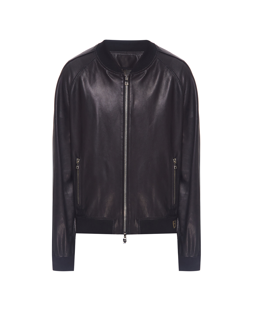 Шкіряна куртка Balmain VH1TF011110L, чорний колір • Купити в інтернет-магазині Kameron