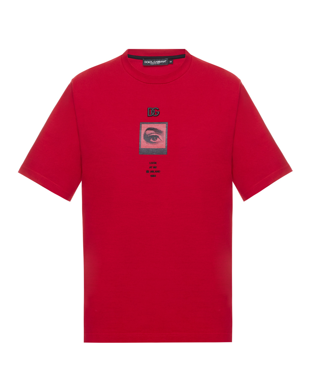 Футболка Dolce&Gabbana G8NV5Z-HU7IL, красный цвет • Купить в интернет-магазине Kameron