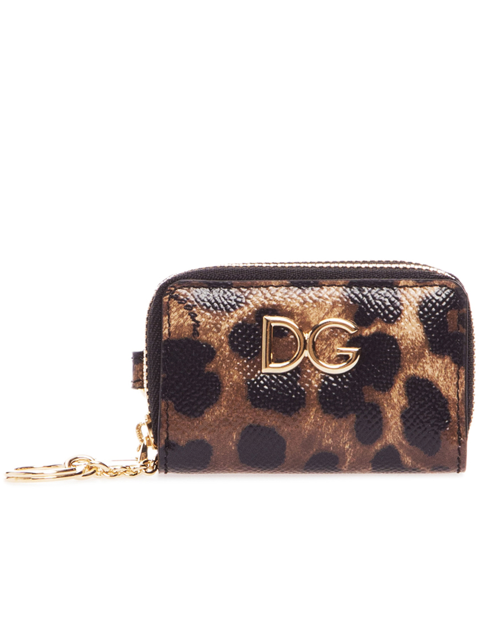 Кожаная ключница Dolce&Gabbana BI1187-AI915, коричневый цвет • Купить в интернет-магазине Kameron