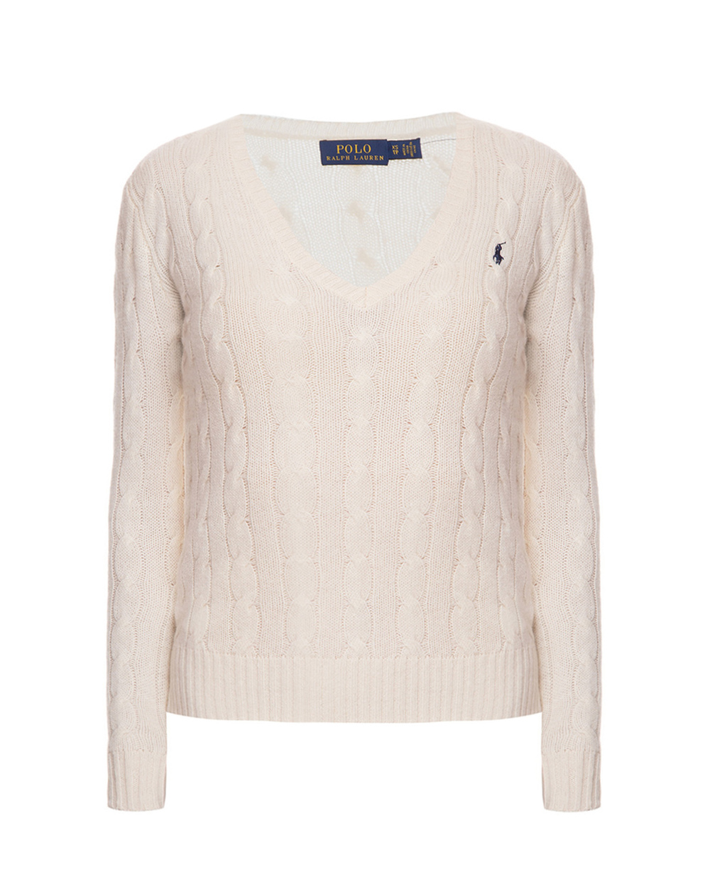 Вовняний пуловер Polo Ralph Lauren 211508656015FW19, білий колір • Купити в інтернет-магазині Kameron