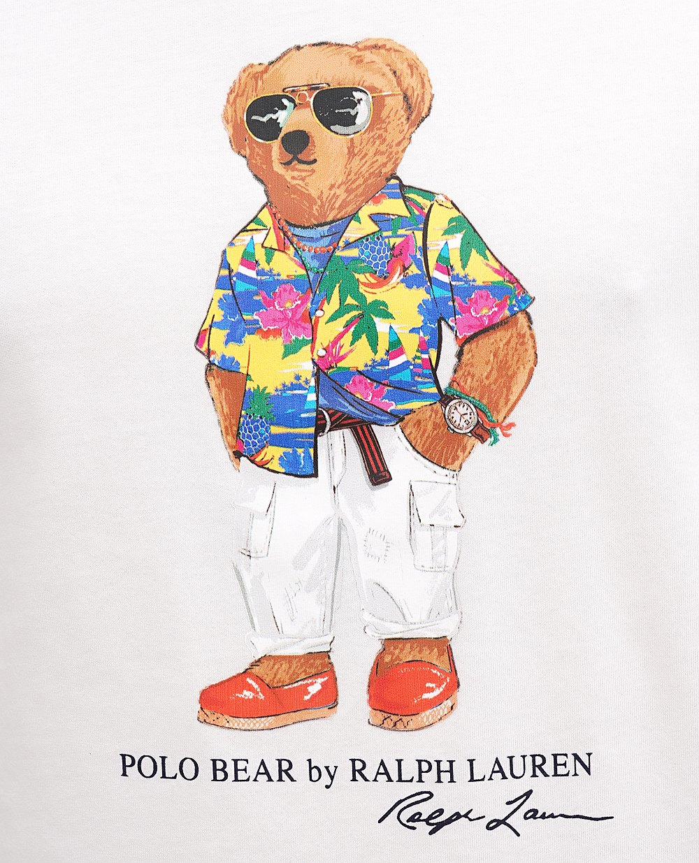 Футболка Polo Bear Polo Ralph Lauren 710854497032, белый цвет • Купить в интернет-магазине Kameron