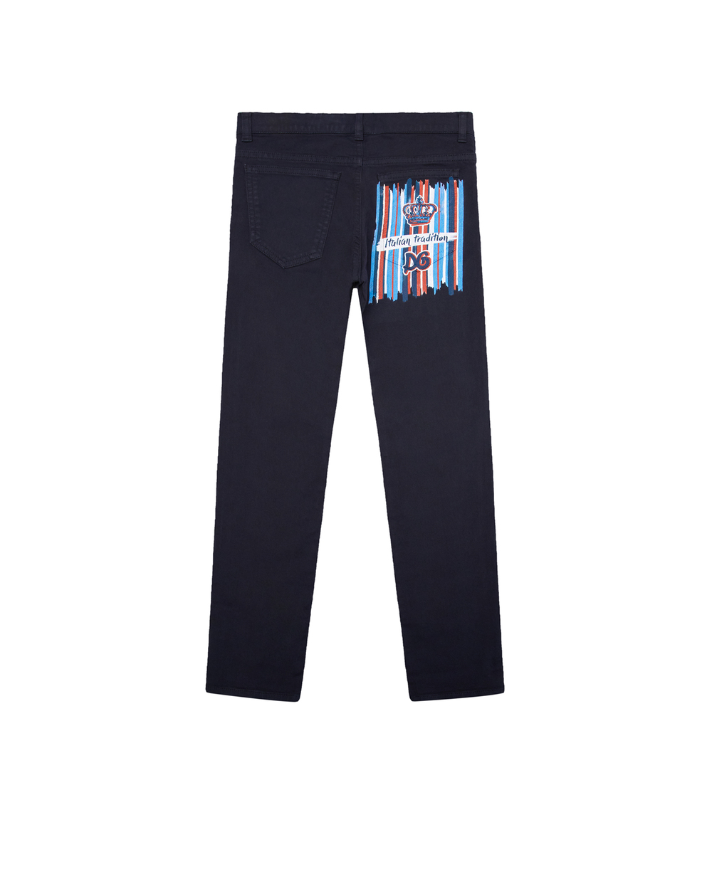 брюки Dolce&Gabbana Kids L42F04-LY044-S, синий цвет • Купить в интернет-магазине Kameron