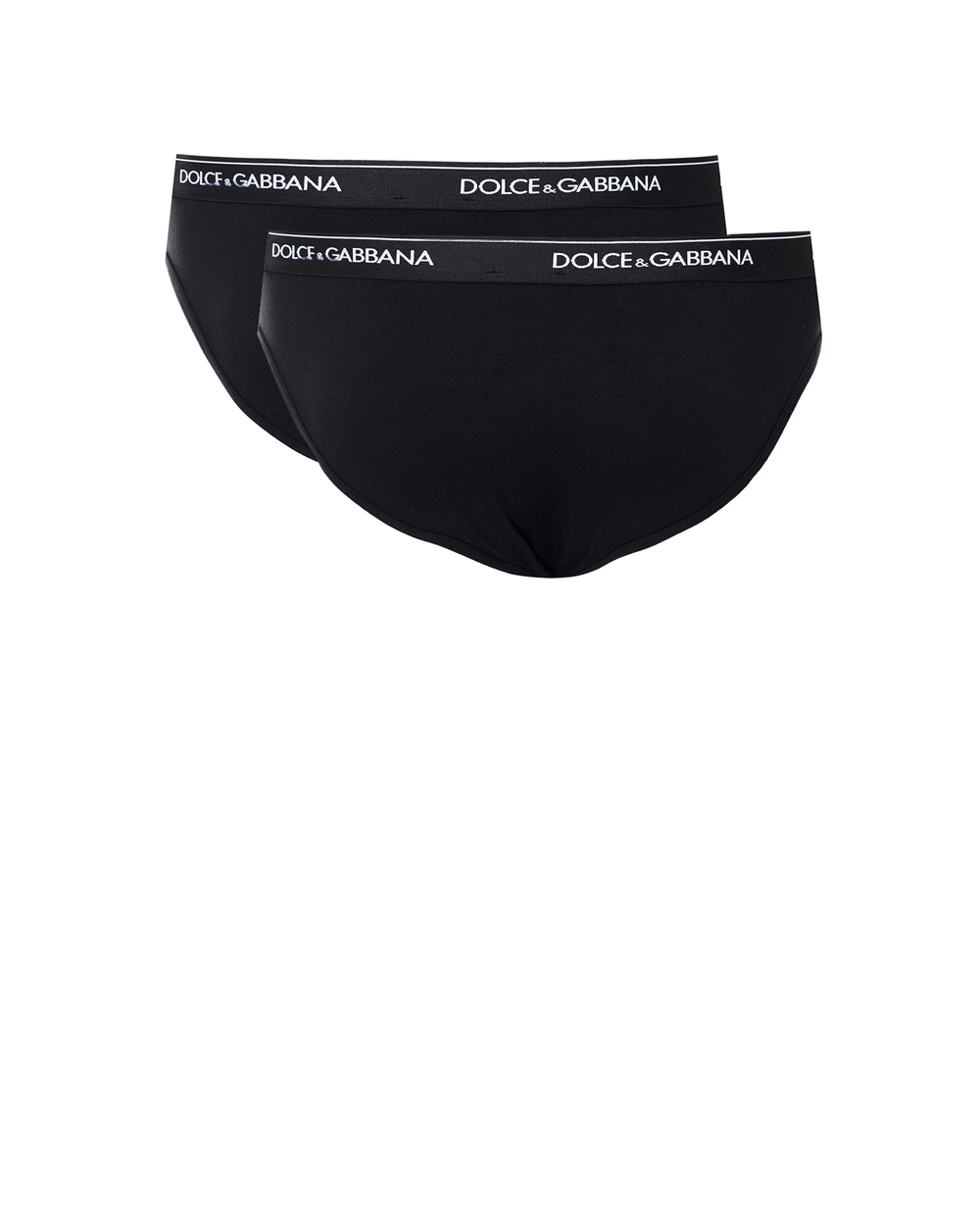 Брифи (2 шт.) Dolce&Gabbana M9C03J-ONN95, чорний колір • Купити в інтернет-магазині Kameron