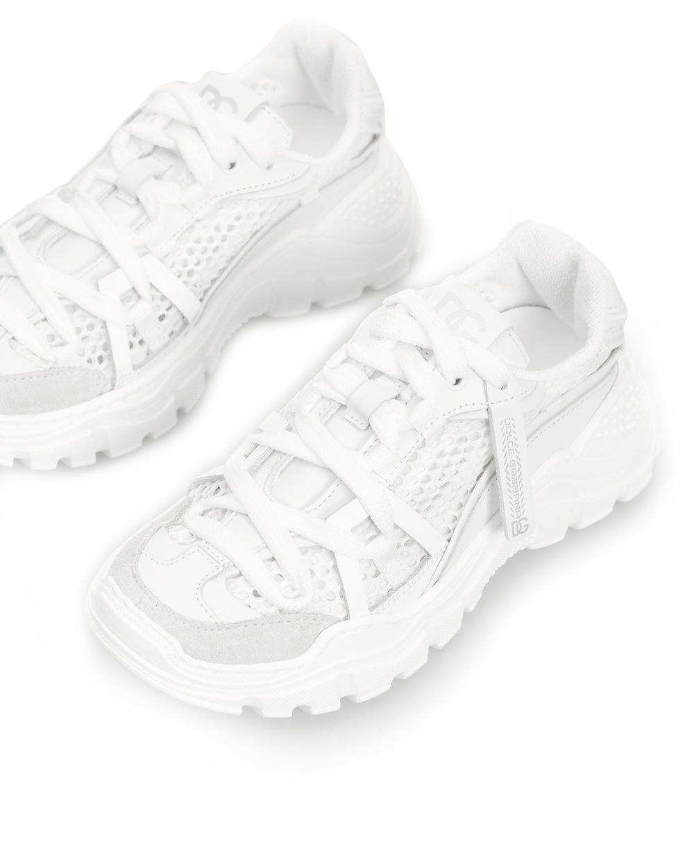 Детские кроссовки Dolce&Gabbana Kids D11098-AY445-M, белый цвет • Купить в интернет-магазине Kameron