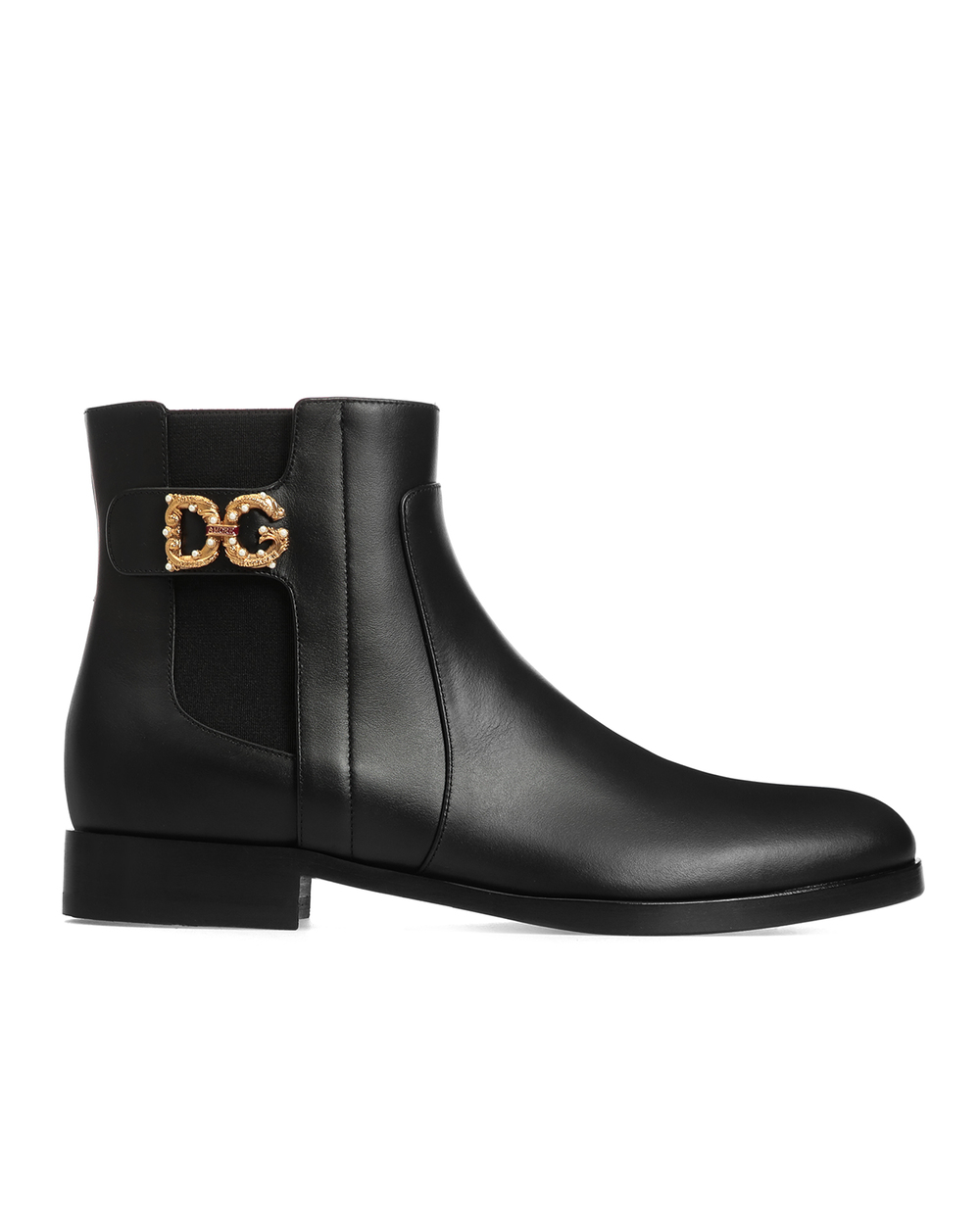 Кожаные ботинки Rodeo Dolce&Gabbana CT0596-A3444, черный цвет • Купить в интернет-магазине Kameron