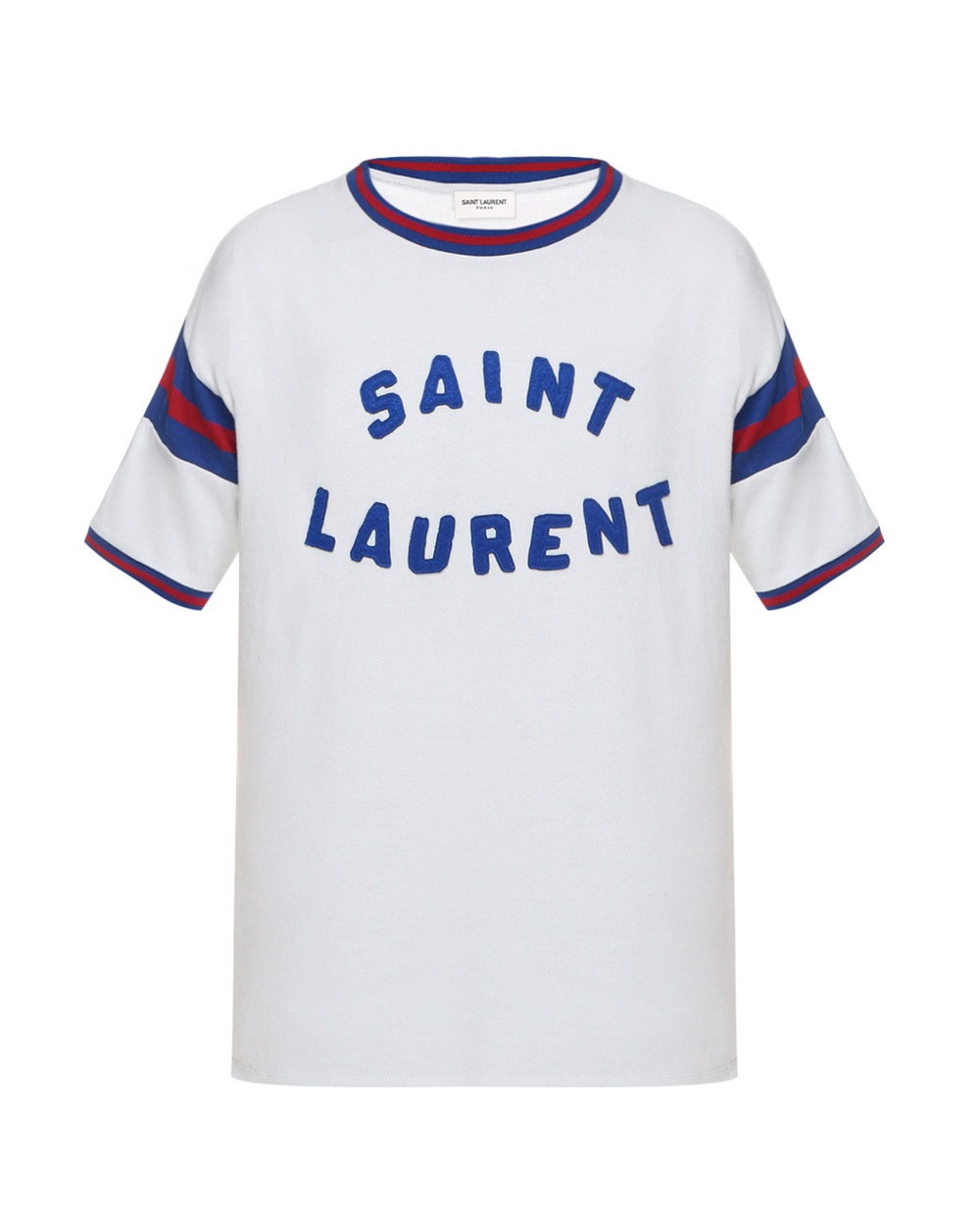 Футболка Saint Laurent 689402-Y36LO, білий колір • Купити в інтернет-магазині Kameron