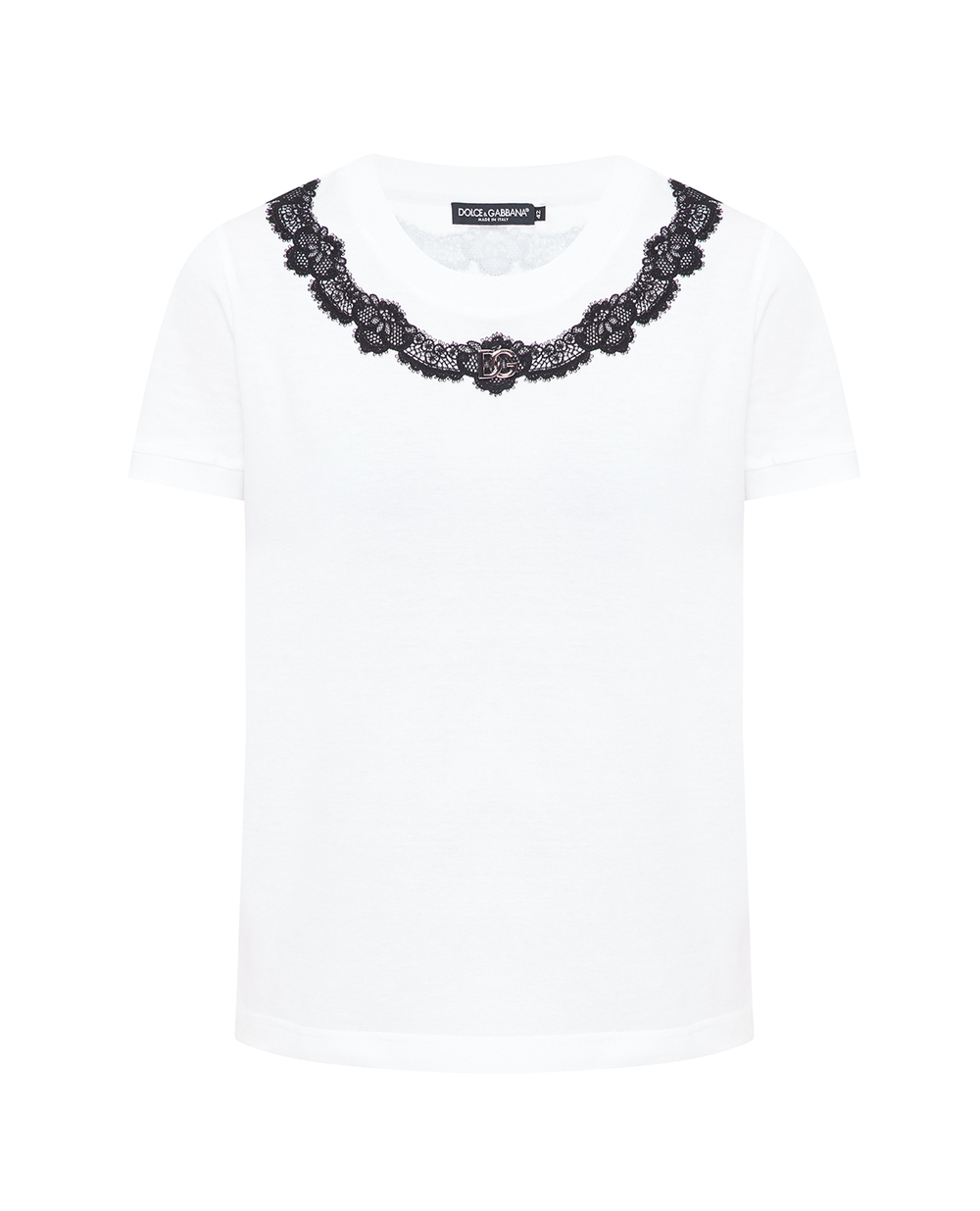 Футболка Dolce&Gabbana F8T00Z-G7H1Z, білий колір • Купити в інтернет-магазині Kameron