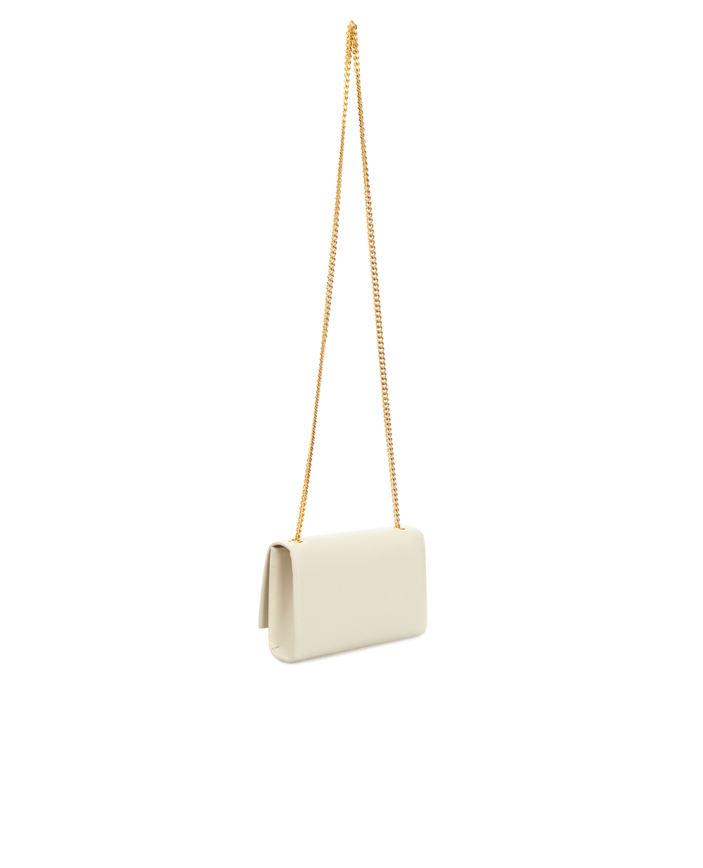 Кожаная сумка Kate Small Saint Laurent 469390-BOW0J-, белый цвет • Купить в интернет-магазине Kameron