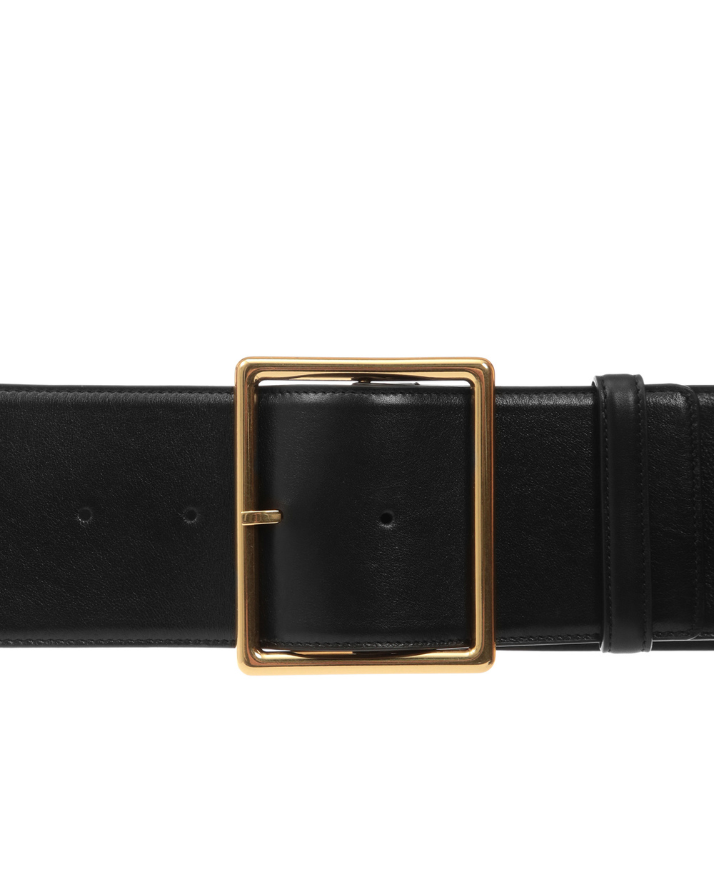 Кожаный ремень Rectangle Corset Saint Laurent 592860-1HZ0J, черный цвет • Купить в интернет-магазине Kameron