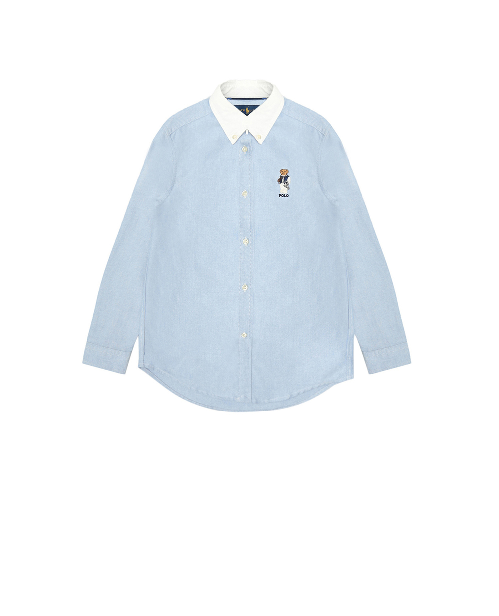 Сорочка Polo Ralph Lauren Kids 322785755001, блакитний колір • Купити в інтернет-магазині Kameron