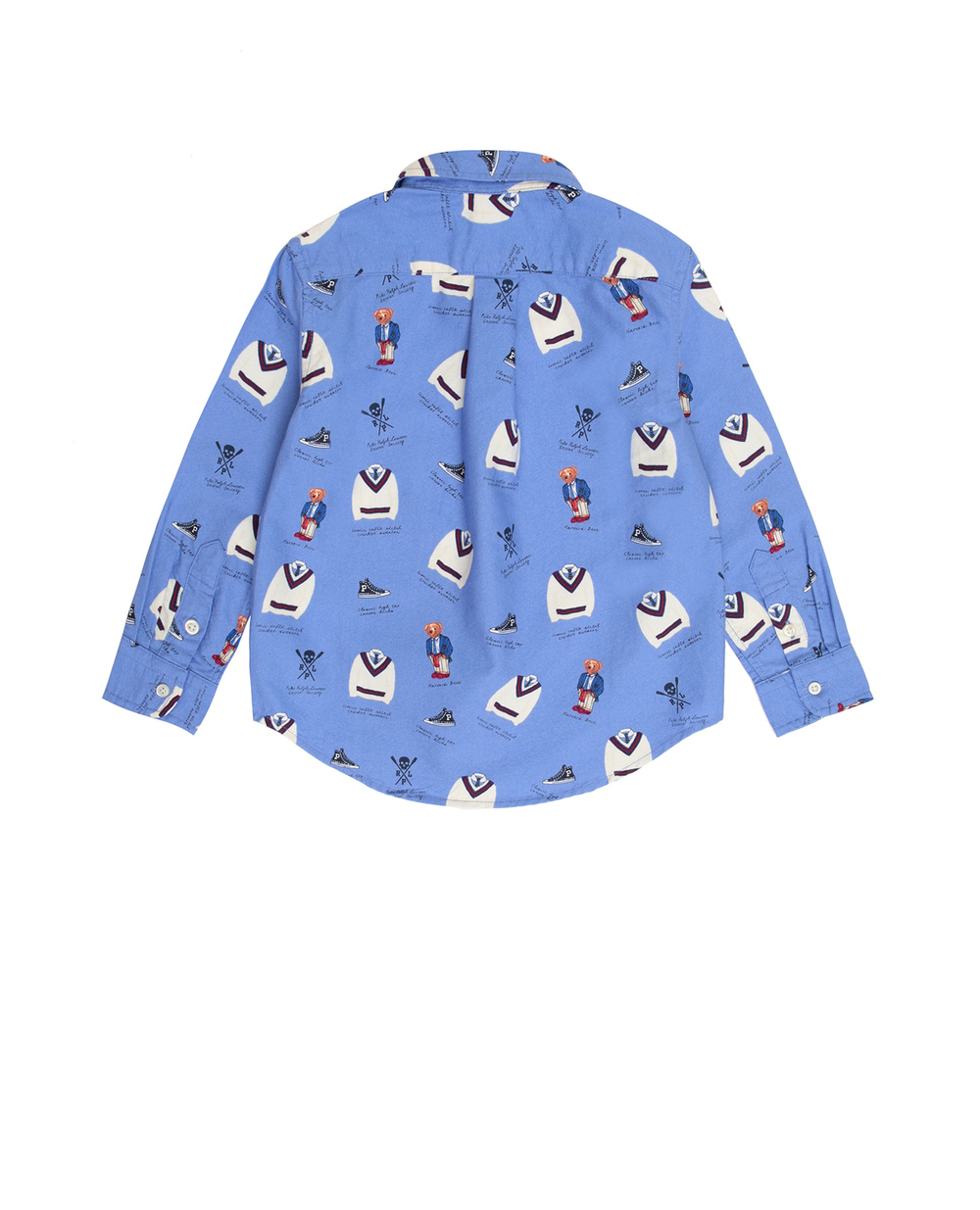 Рубашка Polo Ralph Lauren Kids 323737251001, голубой цвет • Купить в интернет-магазине Kameron