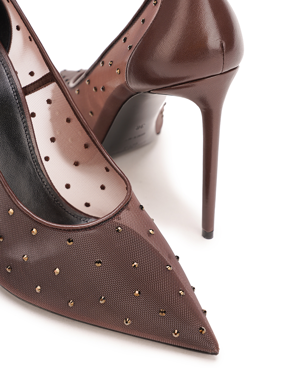 Туфлі Anja Saint Laurent 755099-2WJ0D, коричневий колір • Купити в інтернет-магазині Kameron