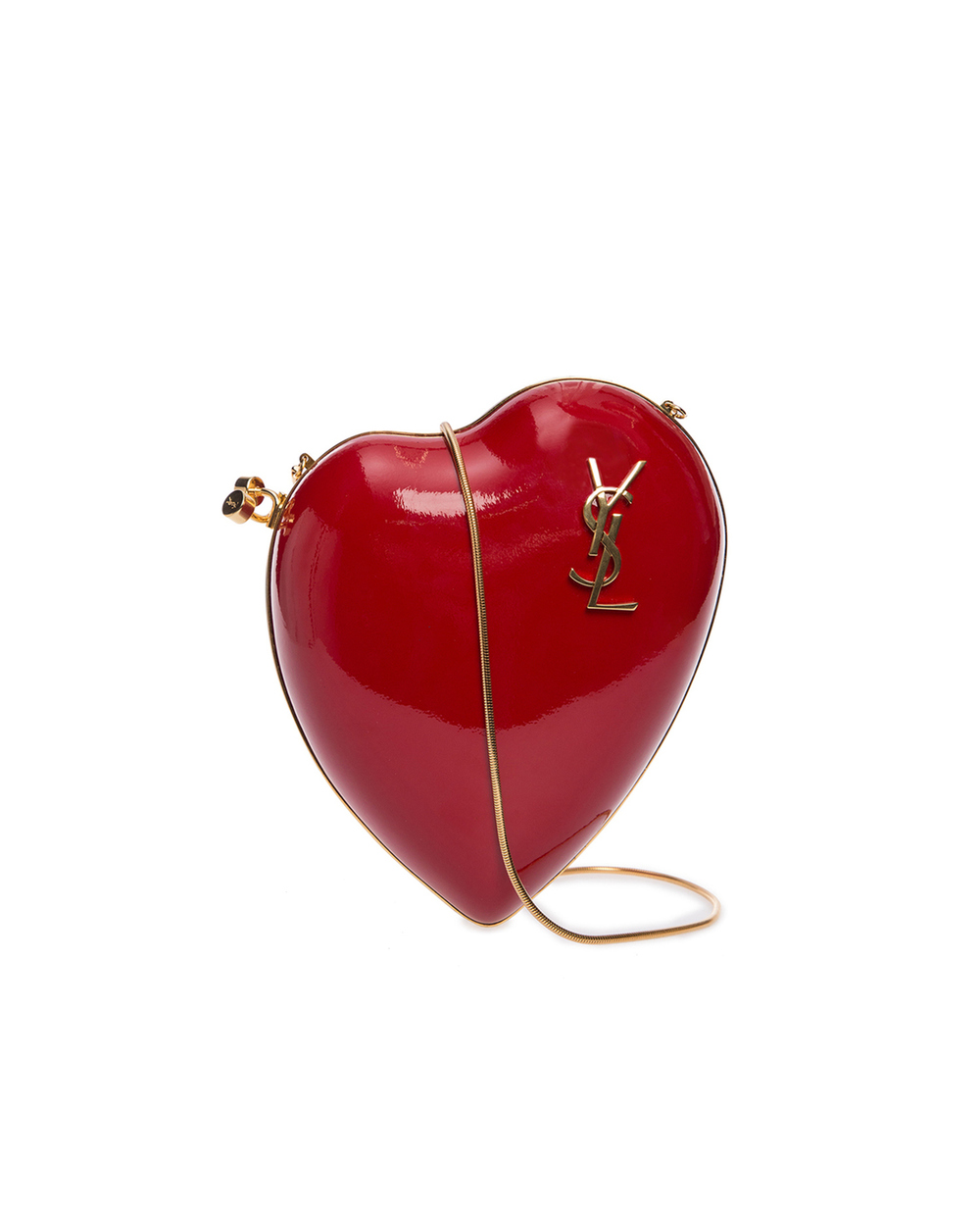 Кожаная сумка Love Box Saint Laurent 466212-B870J, красный цвет • Купить в интернет-магазине Kameron