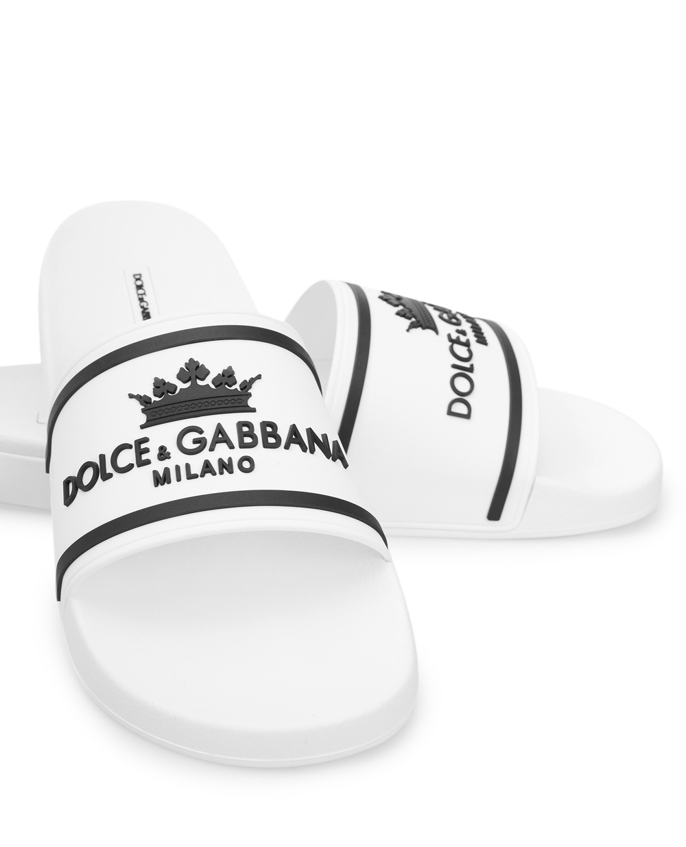 Слайдери Dolce&Gabbana CS1884-AO232, білий колір • Купити в інтернет-магазині Kameron