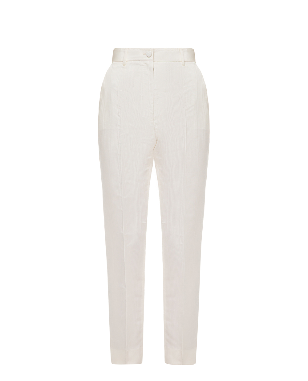 Шелковые брюки Dolce&Gabbana FTAM2T-FU1CJ, бежевый цвет • Купить в интернет-магазине Kameron