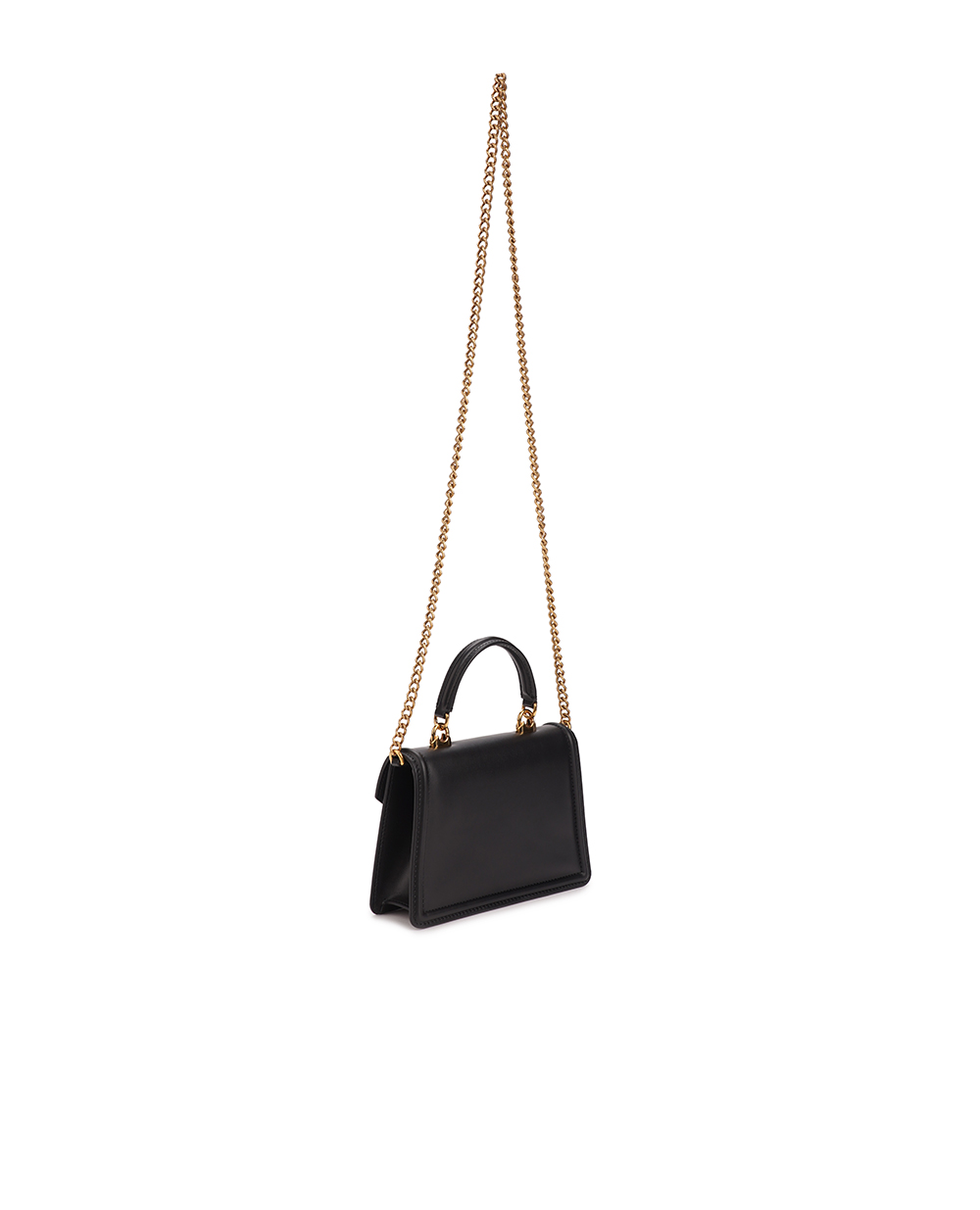 Шкіряна сумка Devotion Small Dolce&Gabbana BB6711-AV893, чорний колір • Купити в інтернет-магазині Kameron