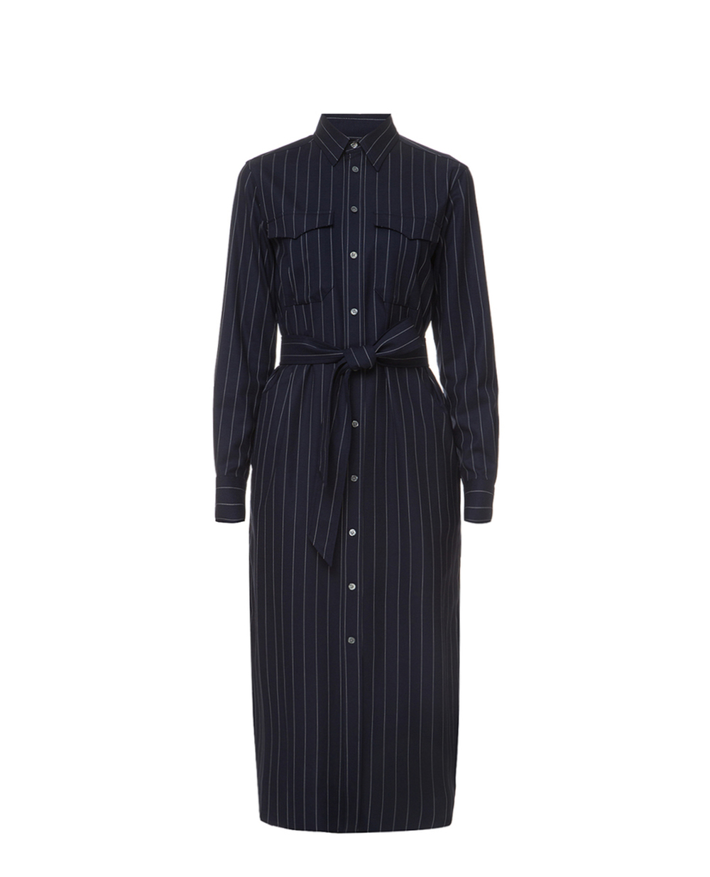 Шерстяное платье Polo Ralph Lauren 211734165001, синий цвет • Купить в интернет-магазине Kameron