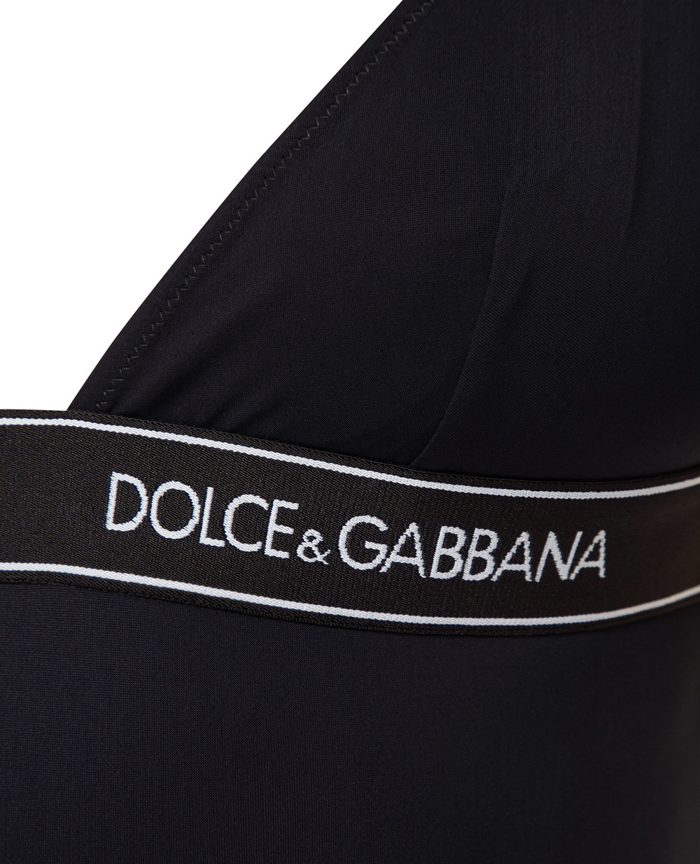 Купальник Dolce&Gabbana O9A09J-FUGA2, чорний колір • Купити в інтернет-магазині Kameron