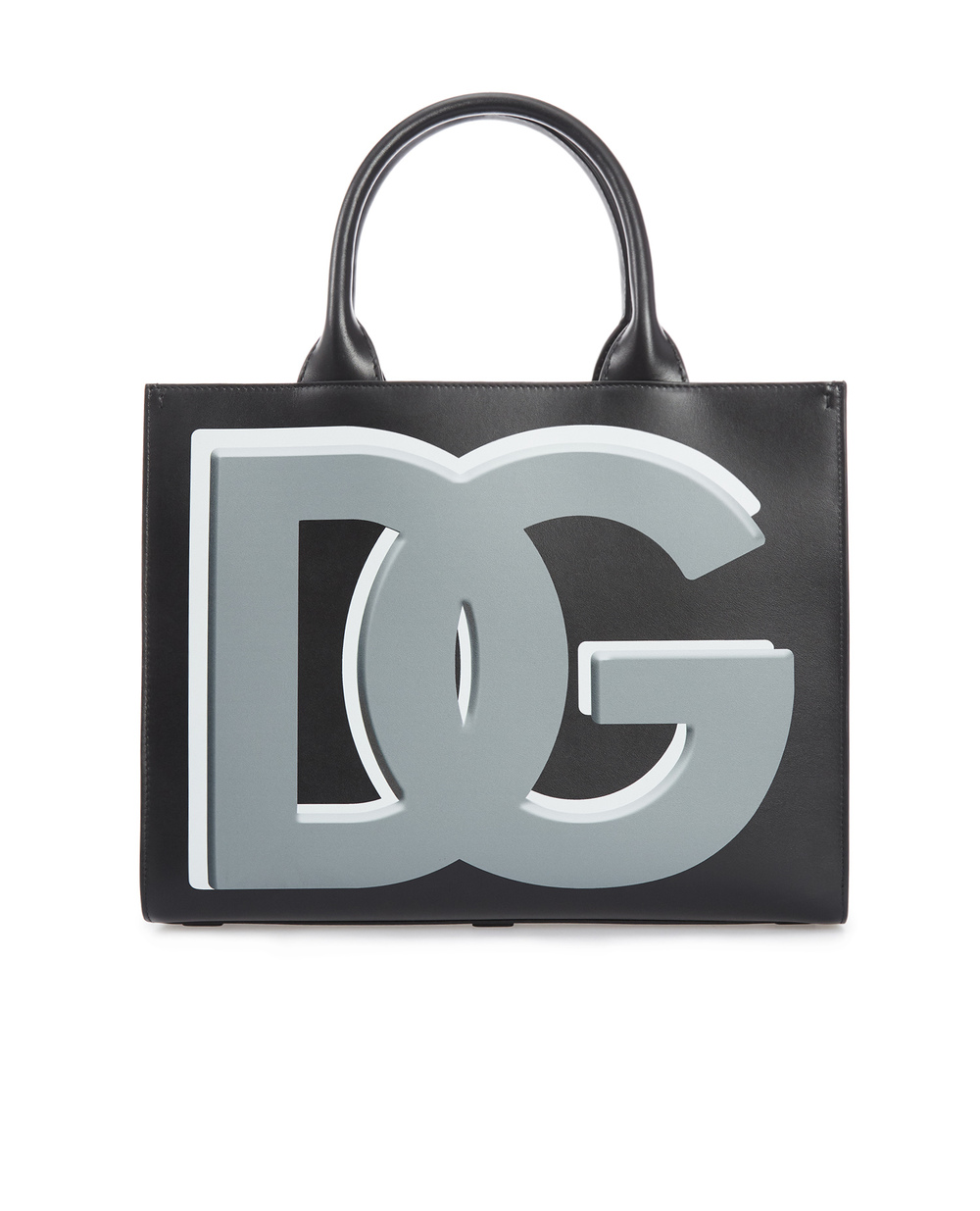 Кожаная сумка Daily Dolce&Gabbana BB7023-AQ276, черный цвет • Купить в интернет-магазине Kameron