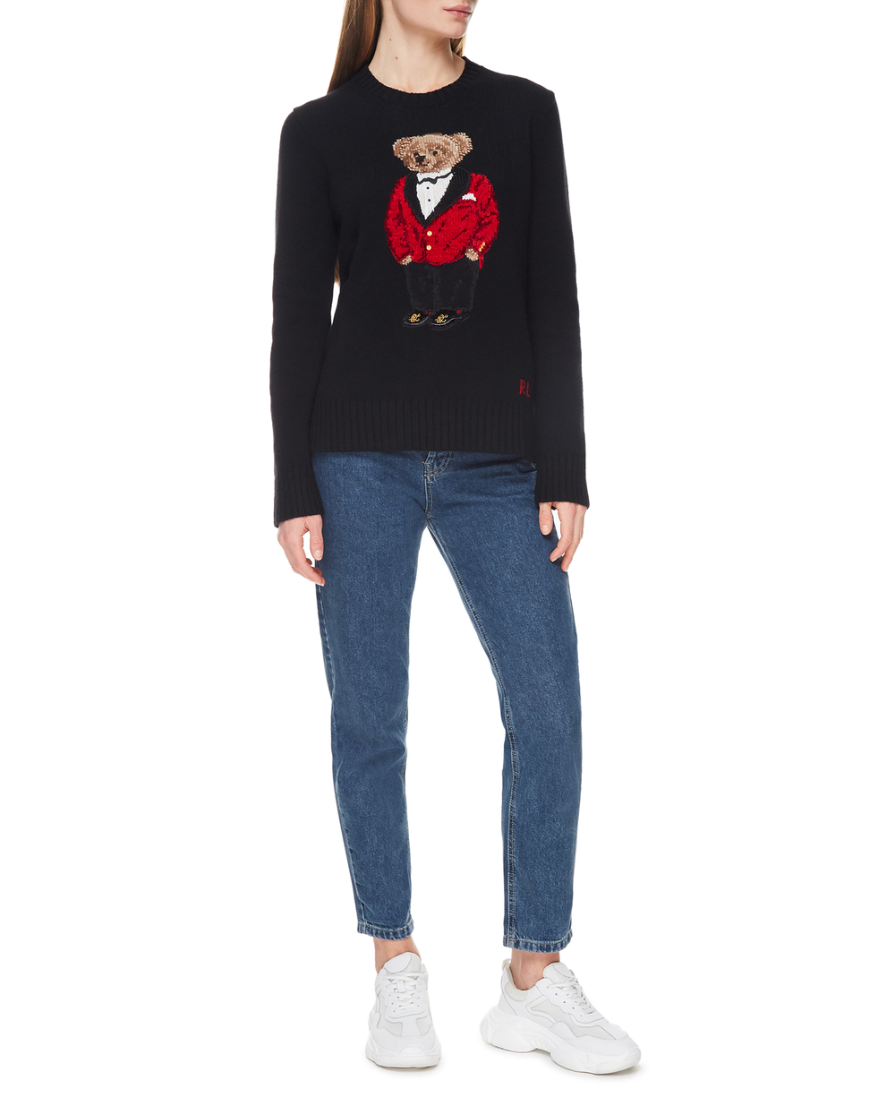 Шерстяной свитер Polo Ralph Lauren 211830473001, черный цвет • Купить в интернет-магазине Kameron