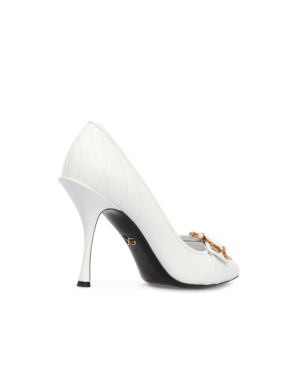 Кожаные туфли Devotion Dolce&Gabbana CD1202-AZ140, белый цвет • Купить в интернет-магазине Kameron