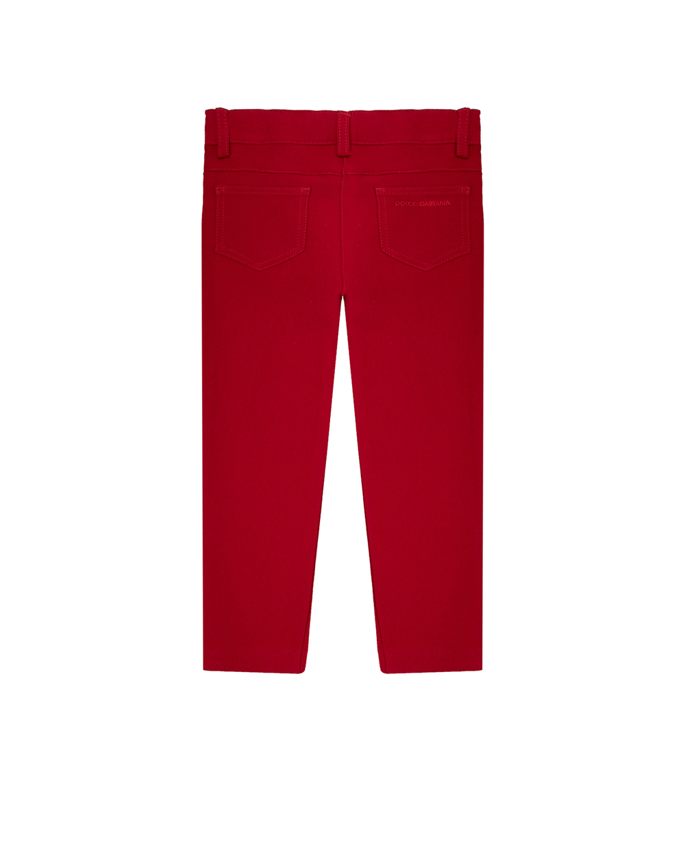 Дитячі штани Dolce&Gabbana Kids L52P12-G7XRZ-S, бордовий колір • Купити в інтернет-магазині Kameron