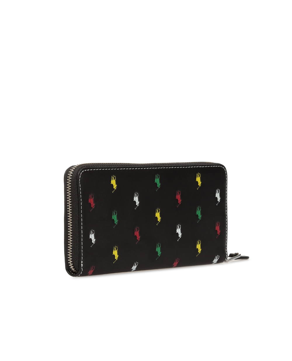 Кожаный кошелек Polo Ralph Lauren 427783895001, черный цвет • Купить в интернет-магазине Kameron