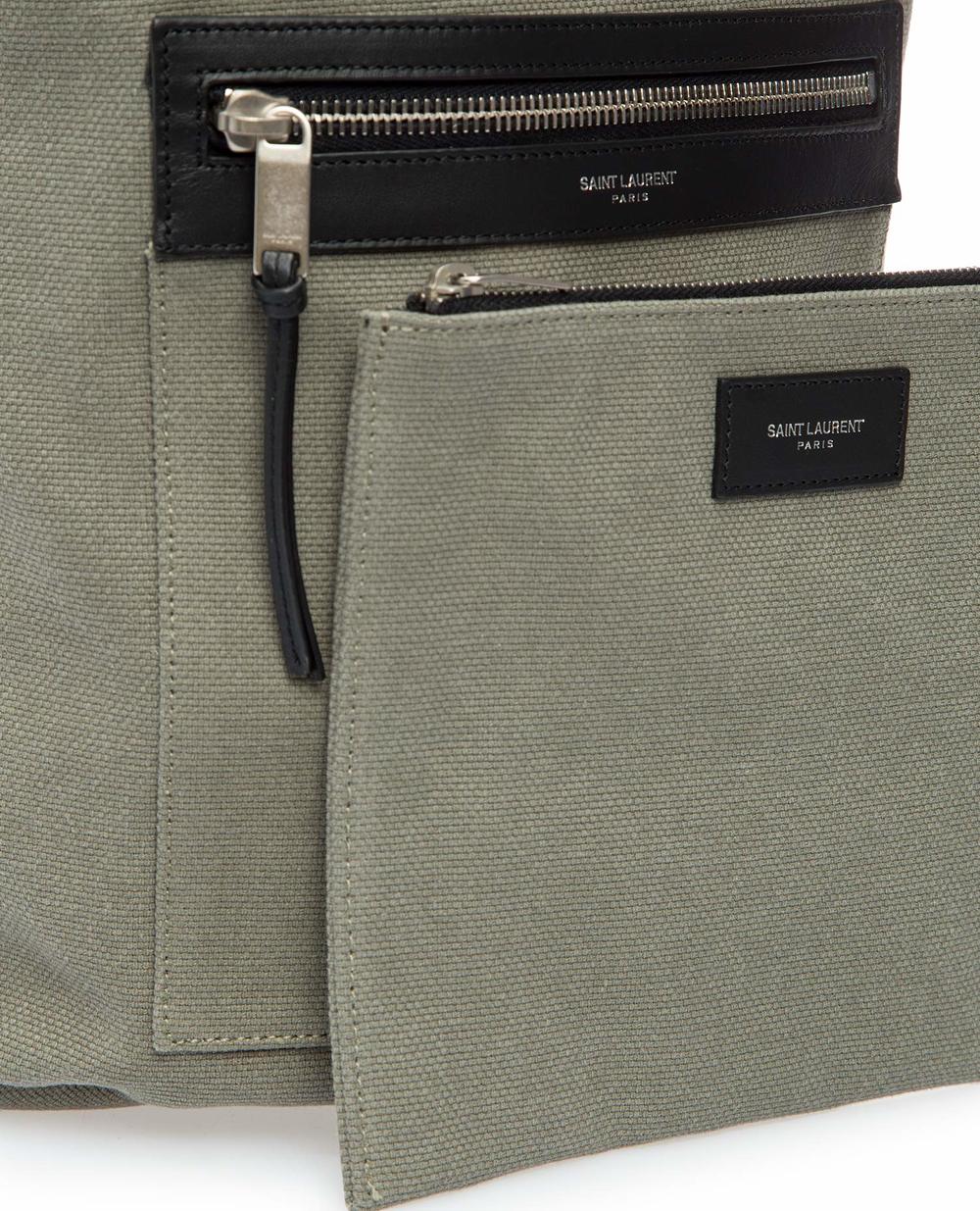 Рюкзак Saint Laurent 553969-93X6E, серый цвет • Купить в интернет-магазине Kameron