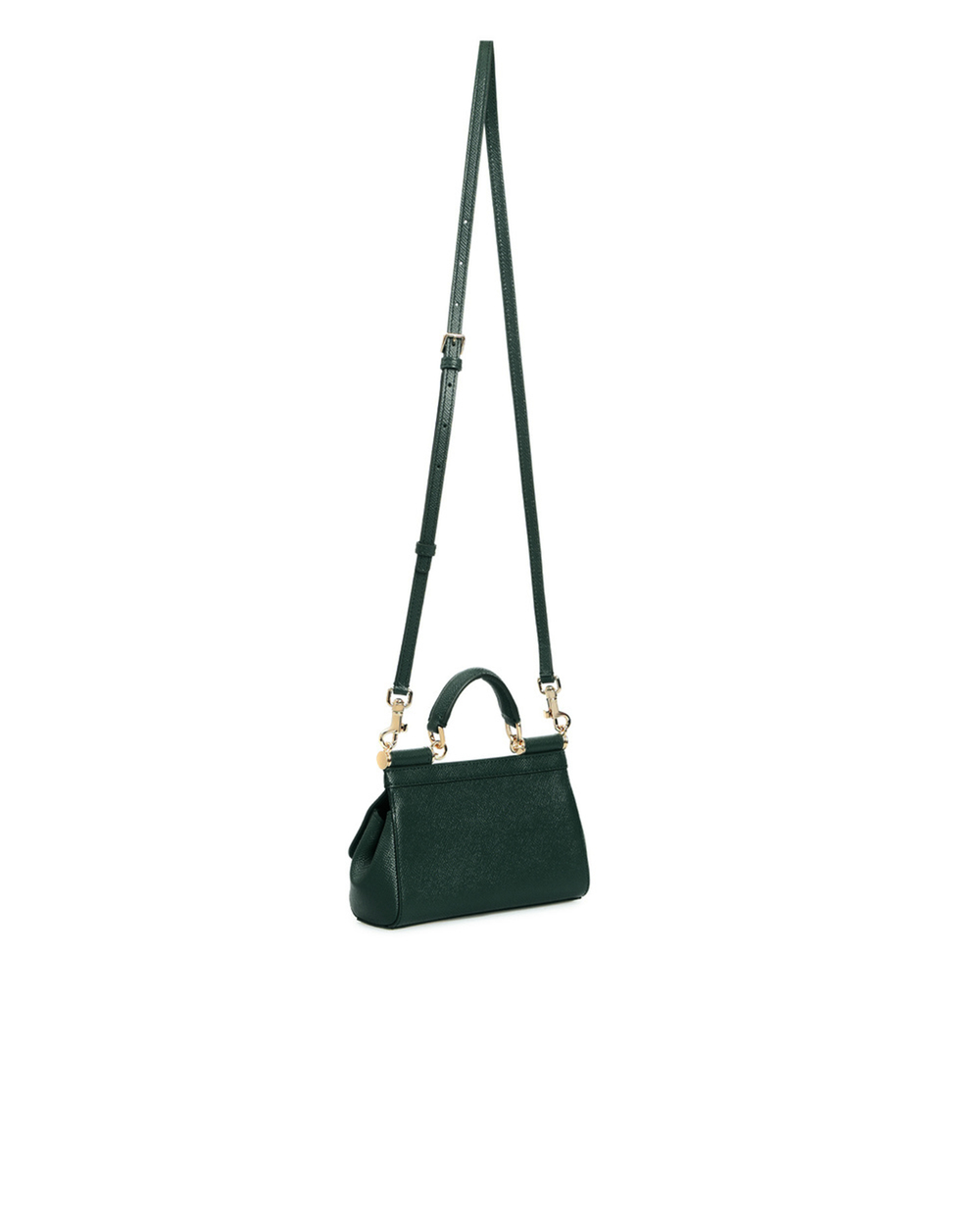 Шкіряна сумка Sicily Small Dolce&Gabbana BB7116-A1001, зелений колір • Купити в інтернет-магазині Kameron