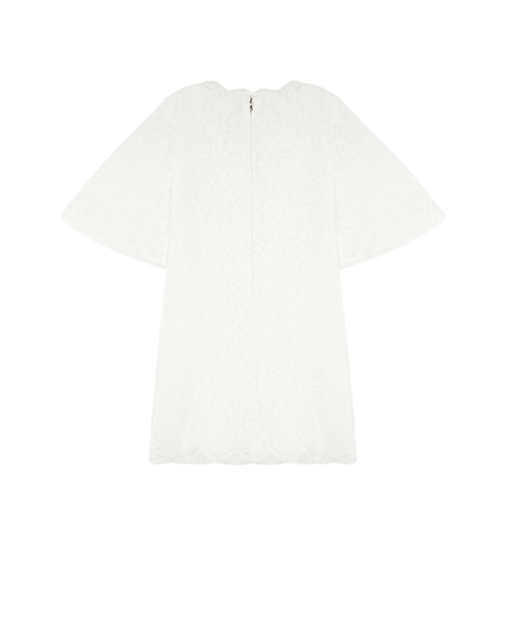Детское кружевное платье Dolce&Gabbana Kids L59D66-G7TQD-B, белый цвет • Купить в интернет-магазине Kameron