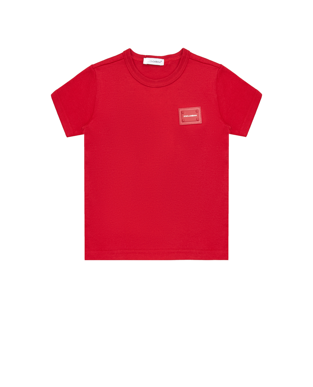 Дитяча футболка Dolce&Gabbana Kids L1JT7T-G7OLK, красный колір • Купити в інтернет-магазині Kameron