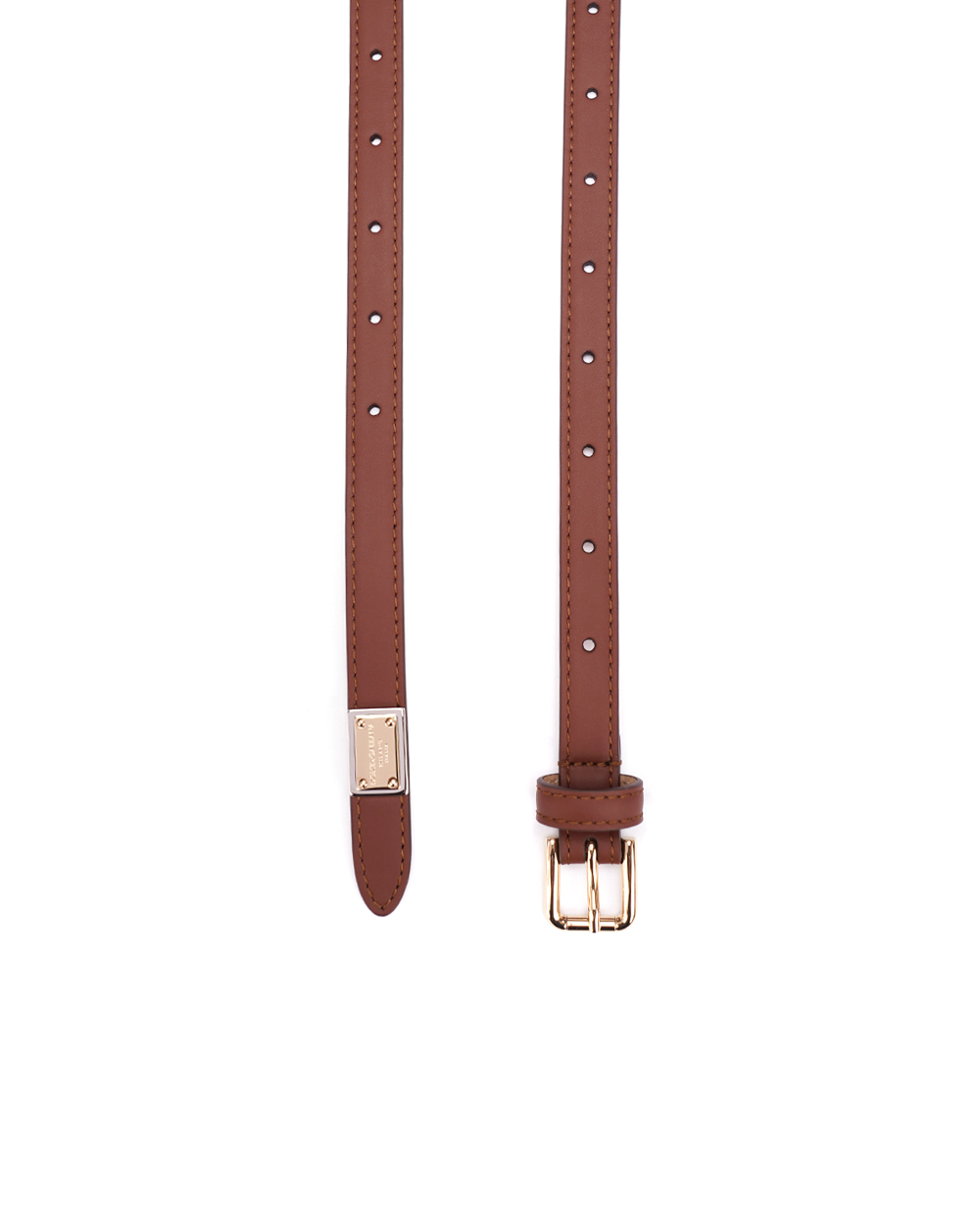 Шкіряний ремінь Dolce&Gabbana BE1611-A1065, коричневий колір • Купити в інтернет-магазині Kameron
