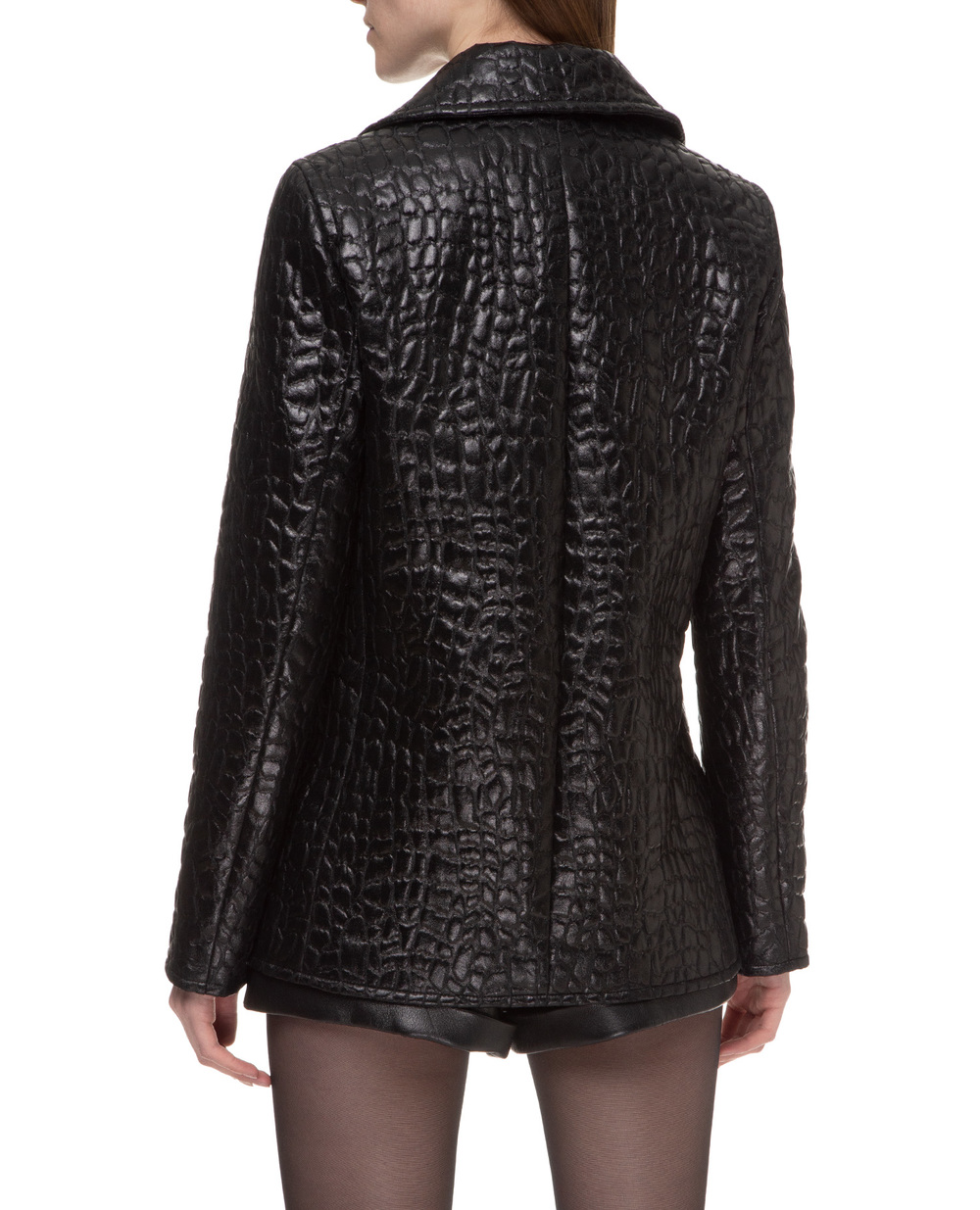 Пальто Saint Laurent 534536-Y208O, чорний колір • Купити в інтернет-магазині Kameron