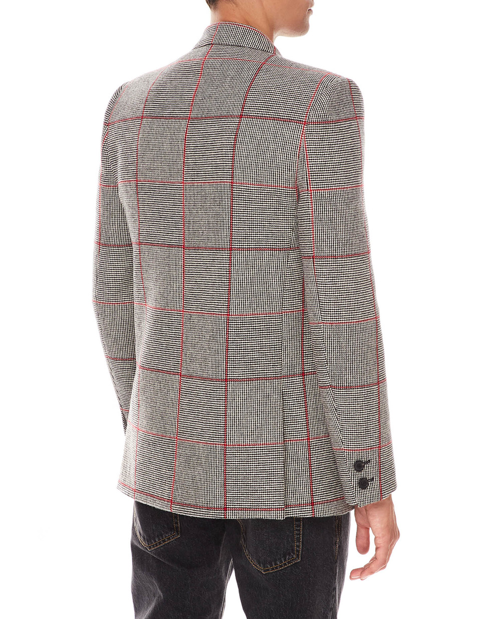 Вовняний піджак Saint Laurent 653849-Y1D57, різнокольоровий колір • Купити в інтернет-магазині Kameron