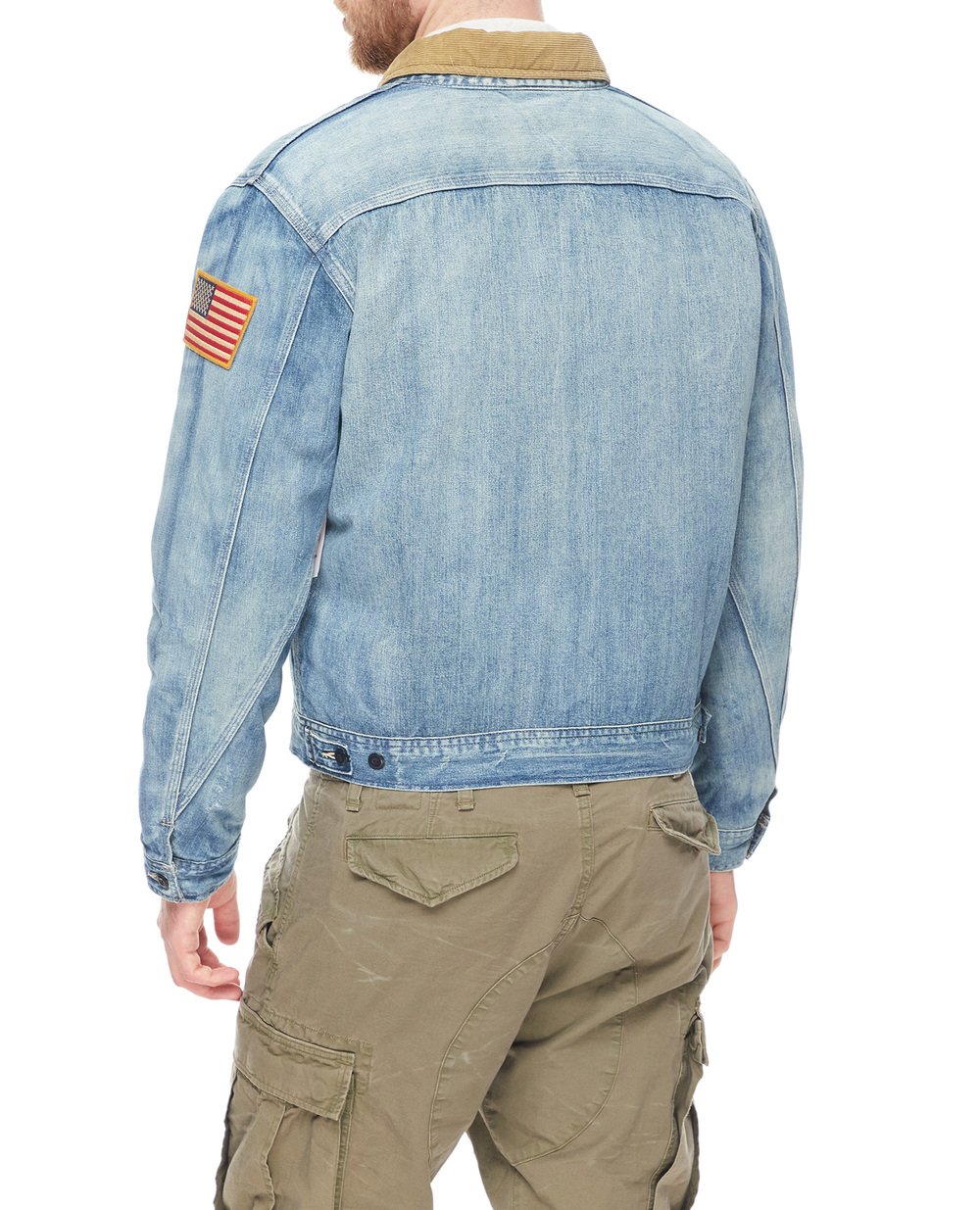 Джинсовая куртка Polo Ralph Lauren 710890026001, синий цвет • Купить в интернет-магазине Kameron
